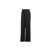 Solid Color Elastic Waist Wide-Leg Pants Women Bottoms Black HS8123