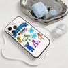 Игрушка Rainbow Friends Мультяшная Игра Чехол для Телефона Для Iphone 17 16 15 11 13 14 Pro Max X Xr Xs Max 12mini Черный Чехол