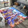 Новый ковер-циновка для одиночных мультяшных игр Genshin Impact для гостиной, спальни, дома, украшения дивана, детская игровая нескользящая напольная подстилка