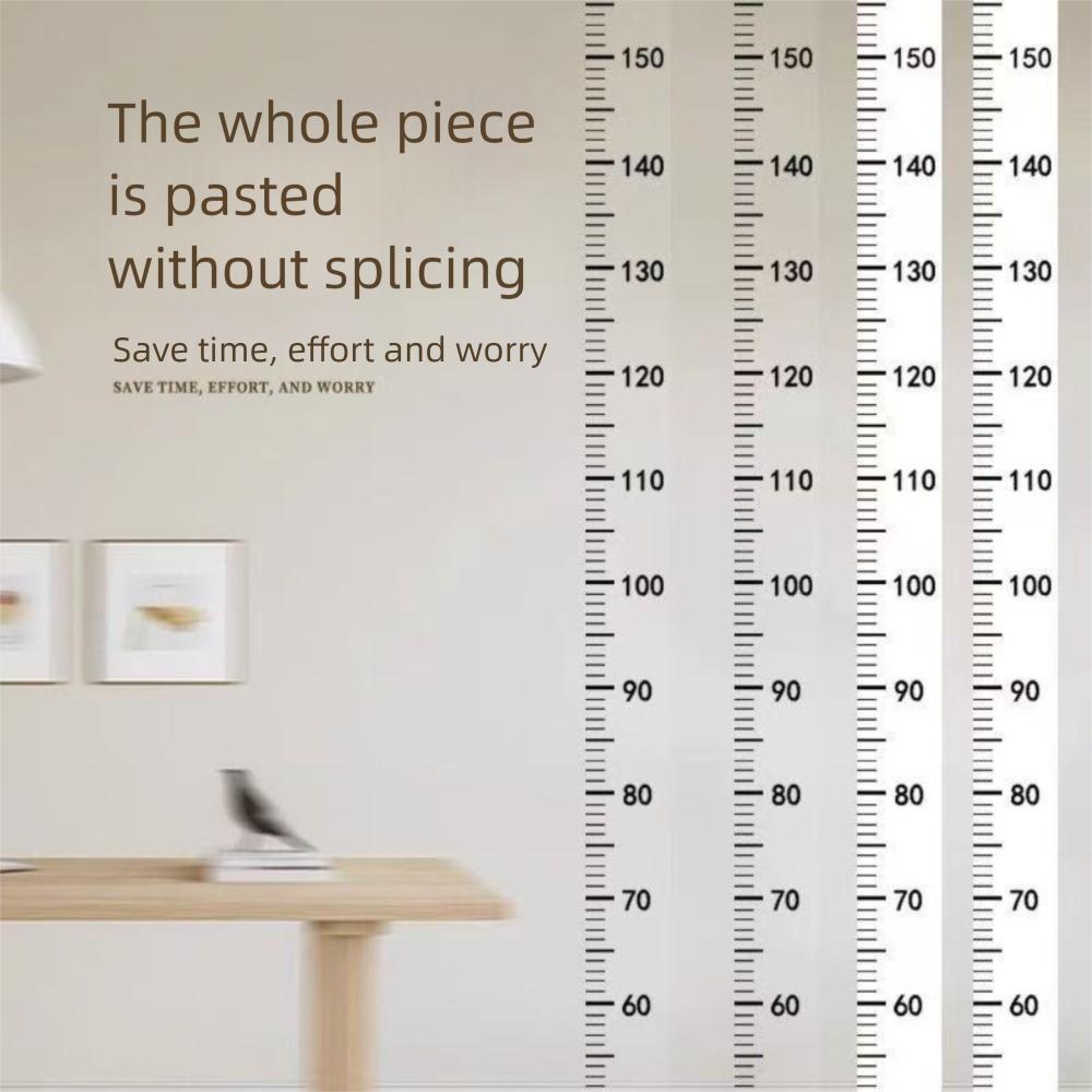 Waterproof Height Measurement Sticker Self-adhesive Growth Chart Sticker  Home Use