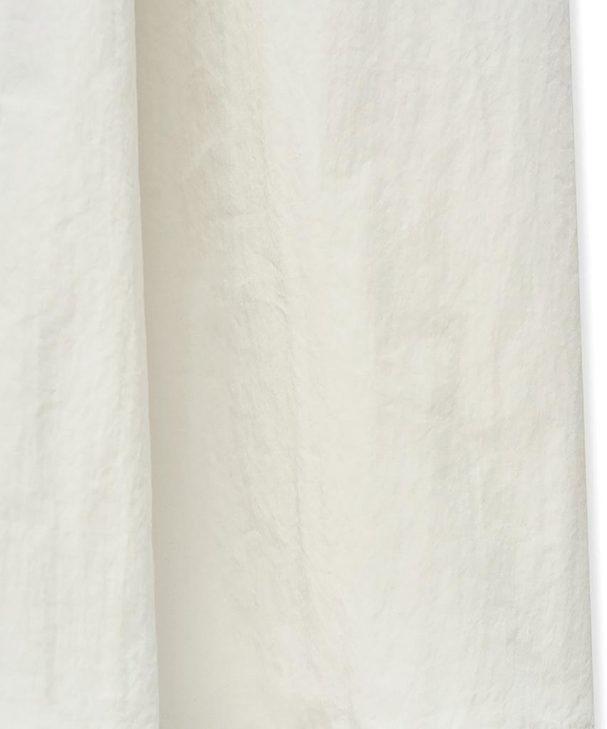 Noir For Woman Cotton Nylon Draping Dress (Ivory)