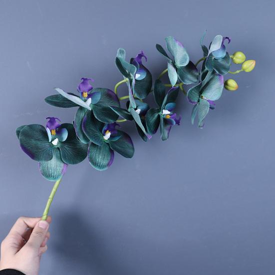 Искусственные стебли орхидеи «Мотылёк» Искусственные цветы фаленопсис Неприхотливые в уходе Искусственные цветы