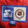 STARTER 90-е Сделано в Корее Red Wings Старая НХЛ Куртка для разминки на молнии до середины бедра Мужская Б/У