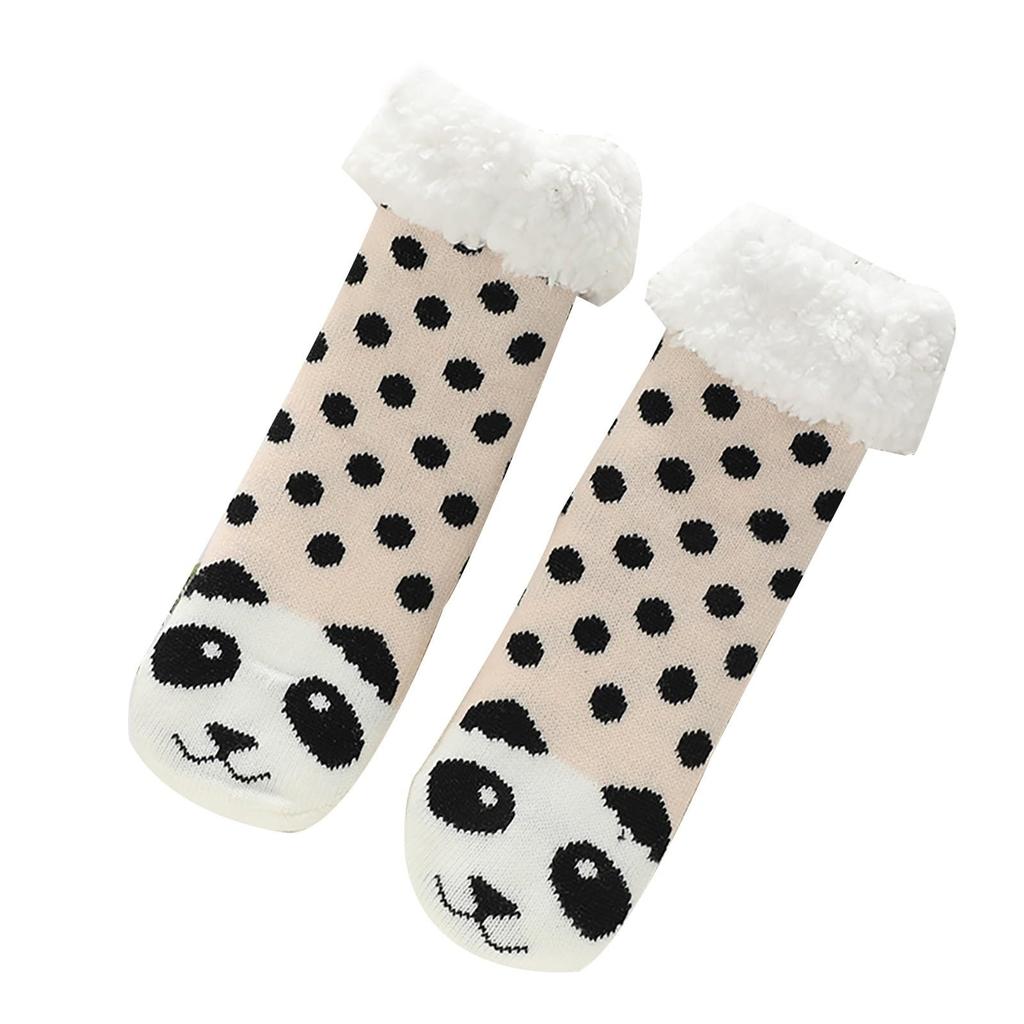 Рождественский принт Осень и зима Пол Одеяло из овечьей шерсти Холодный сон Теплые носки