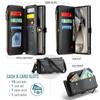 Роскошный кожаный чехол для Samsung S24 FE S23 Ultra S22 S21 Plus S20 S25 A16 A17 A57 A55 A35 A54 A34 S26 С ремешком через плечо Кошелек на молнии Отсек для карт Чехол