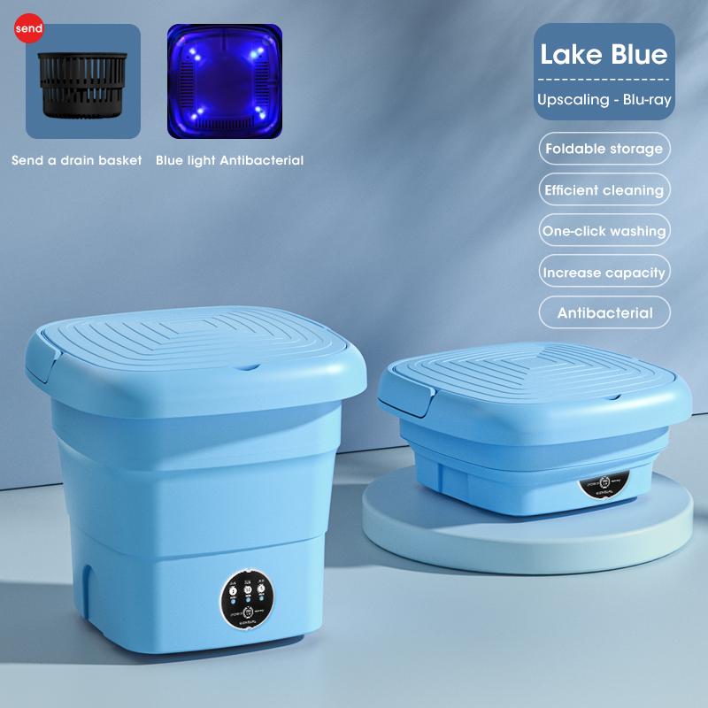 Складная стиральная машина для общежития Ведро для одежды, носков, белья, стиральная машина, портативная небольшая дорожная стиральная машина