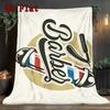 Barber shop 2D Flat Pattern Flannel Blanket High quality All Seasons Warmth and Comfort Perfect for Christmas Gifts.MMT0918408