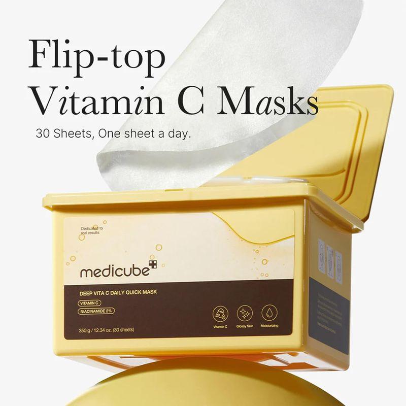 Medicube Ежедневная быстрая маска Deep Vita C (30шт)