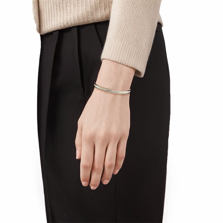 HERMES Uni Bangles Women's Cream White H240001FO85