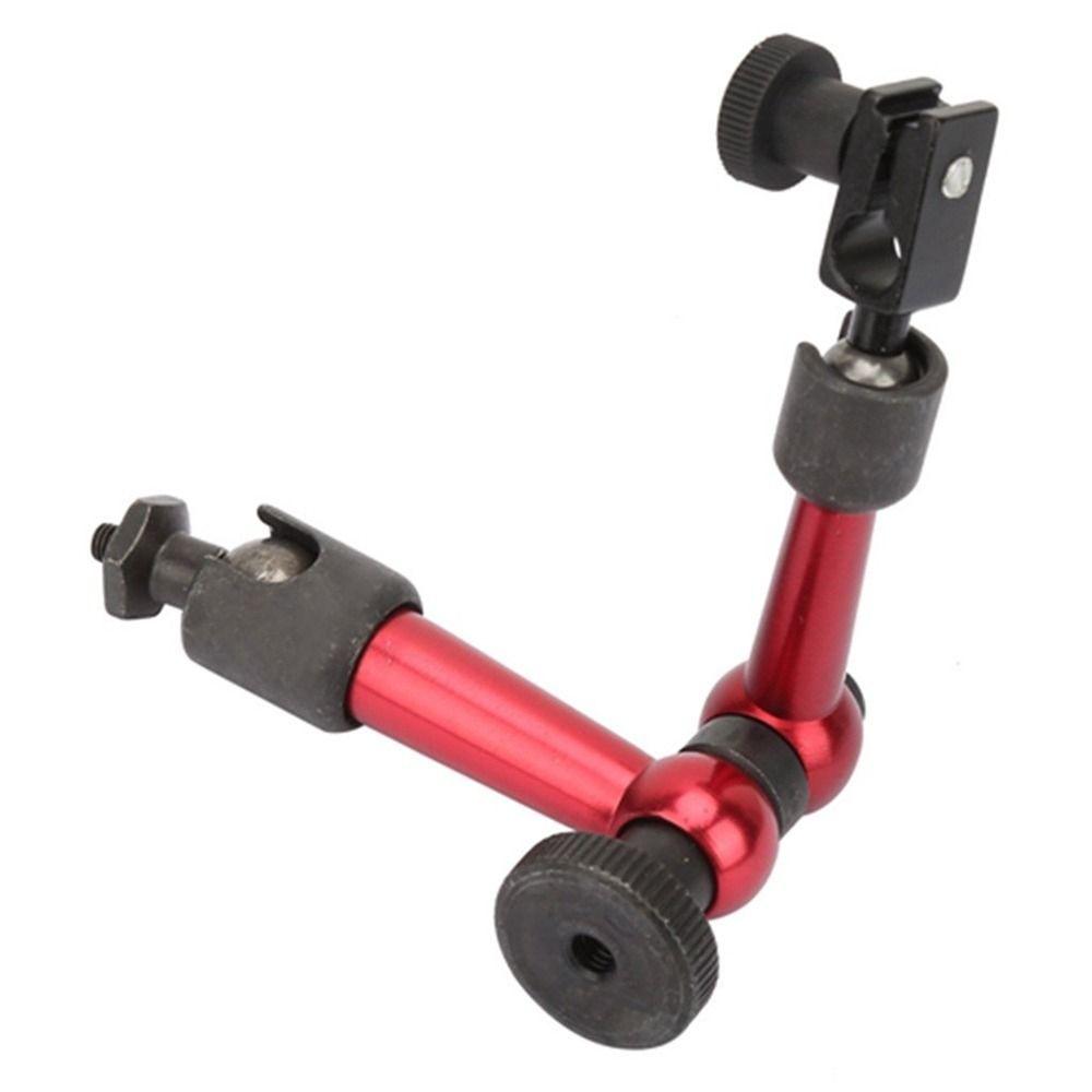 Aluminum Alloy Joint Bracket Rod Red Magnetic Watch Holder Rod Magnetic Gauge Stand  Universal