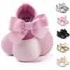Toddler Kid Baby Girls Princess Cute Toddler First Walk Bow Knot Tie Silk Shoes