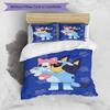 3pcs B-Blucy11 Design Cover Set - HD Printed Bedding with 1 Cover and 2 Pillowcases - Perfect for Home and Dorm Decor