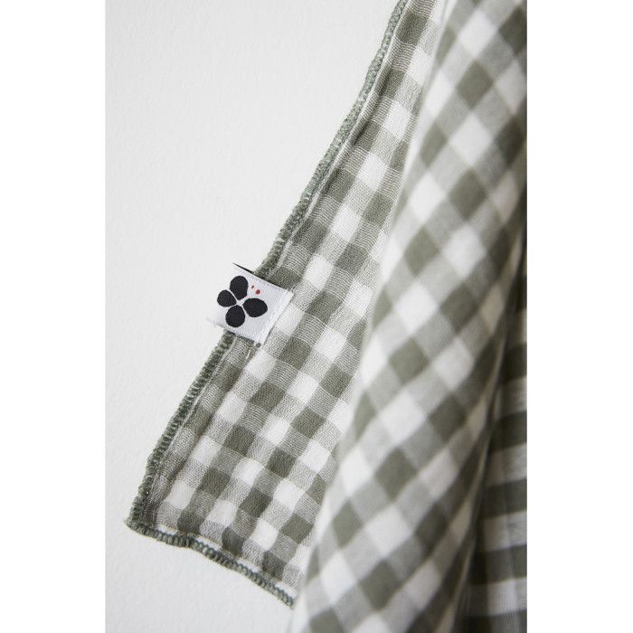 Lot de 2 essuie-mains "Vickie" 50 x 70 cm Tissé teint "Gaze de Coton" l'Effet Papillon