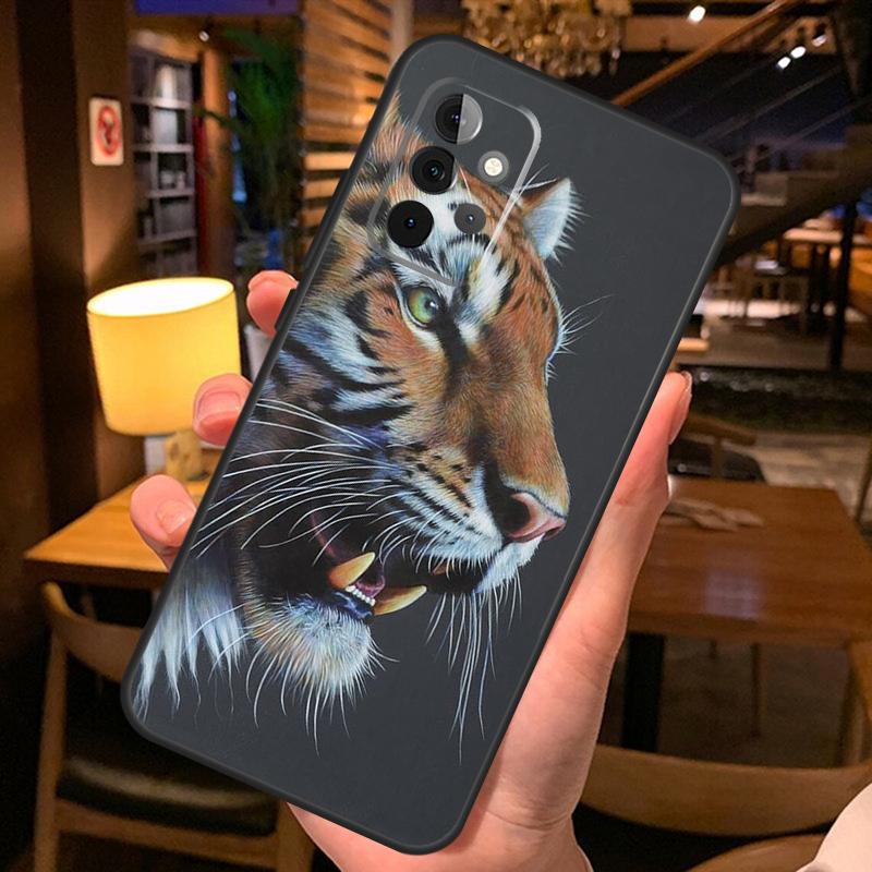 Чехол Животное Тигр Для Samsung Galaxy A36 A56 A26 A16 A06 A53 A33 A13 A12 A32 A52 A55 A35 A15 A54 A34 A14