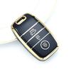Для Kia Sportage Sorento K2 K3 K4 K5 Ceed Cerato Rio QL Автомобильный Мягкий ТПУ 3-кнопочный Чехол для ключа Чехол Сумка Корпус Брелок Бесключевой Защитник