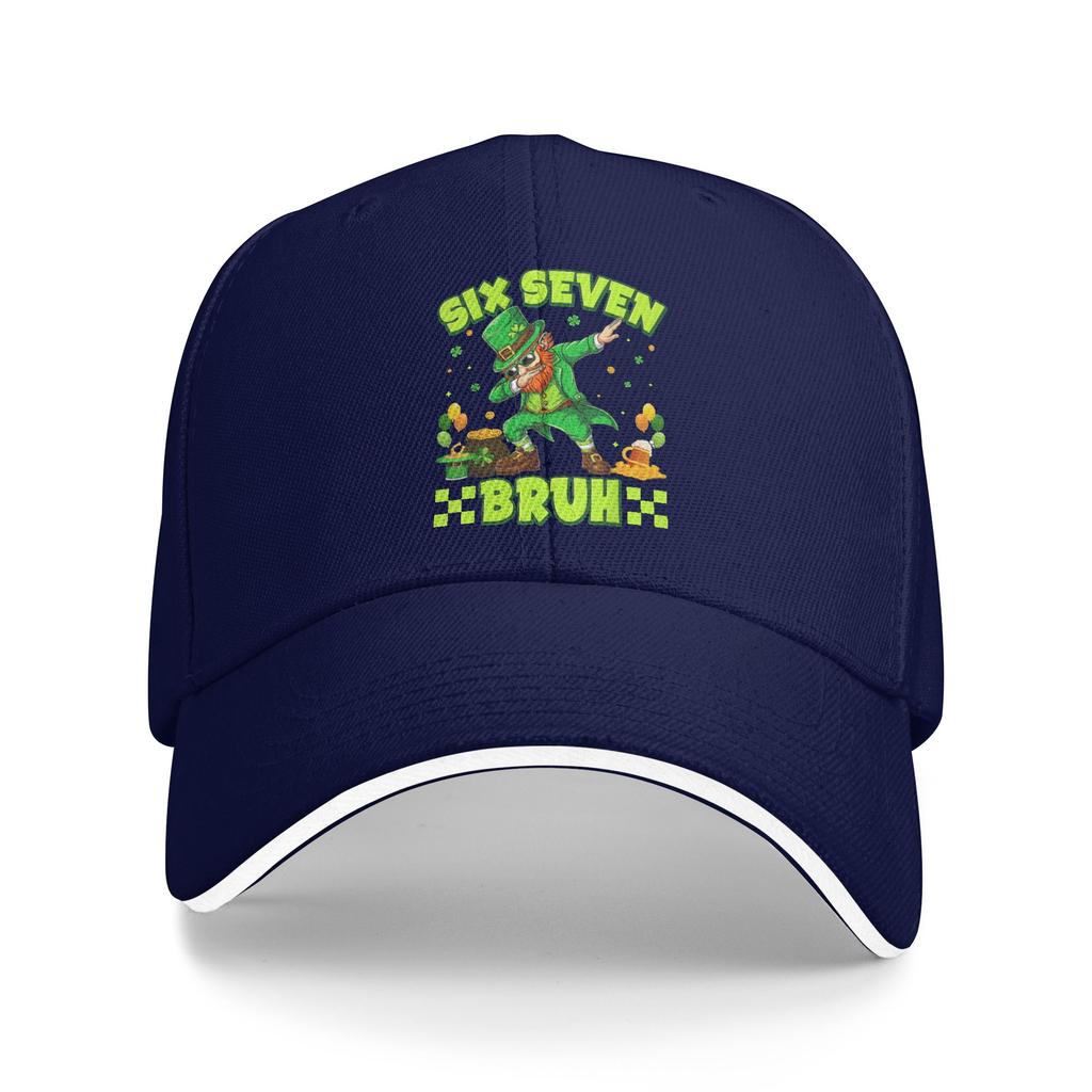 Six Seven Bruh 67 Funny Saint Patricks 6 7 Meme Baseball Cap Funny Trucker Hat Spring Men Adult Hunting Camping Baseball Caps
