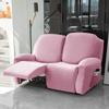 1/2 Seater Recliner Sofa Cover Elastic Velvet Relax Armchair Slipcover All-inclusive Lazy Boy Chair Covers Furniture Protector