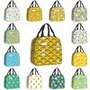 Classic Cartoon Rubber Duck Thermal Insulated Lunch Bag Women Portable Lunch Box for Work School Travel Storage Food Tote Bags