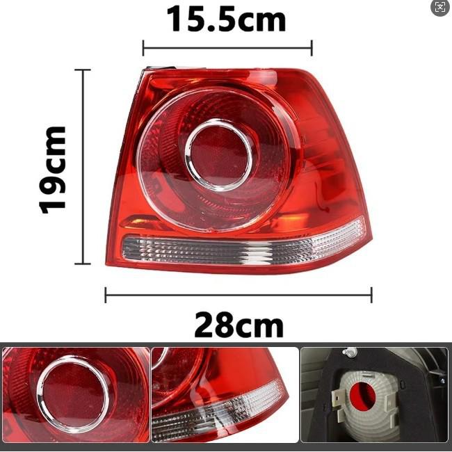 Совместимо с Volkswagen Bora 2006-2008: внутренние/внешние задние фонари, стоп-сигналы, фонари заднего хода и задние габаритные огни.