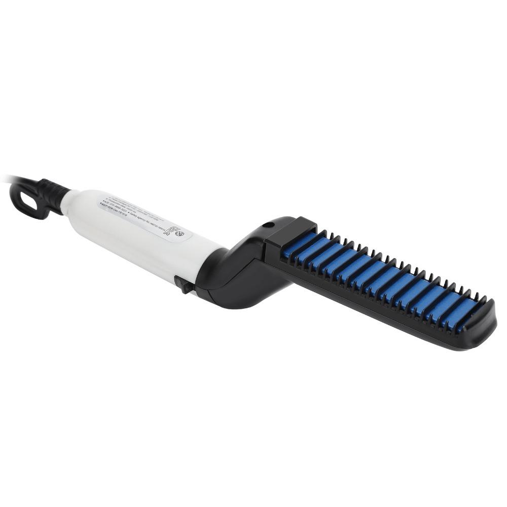 Fast Heating Hair Styling Comb Brush Multi-Functional Beard Comb Electric Hair Comb Brush  For Men