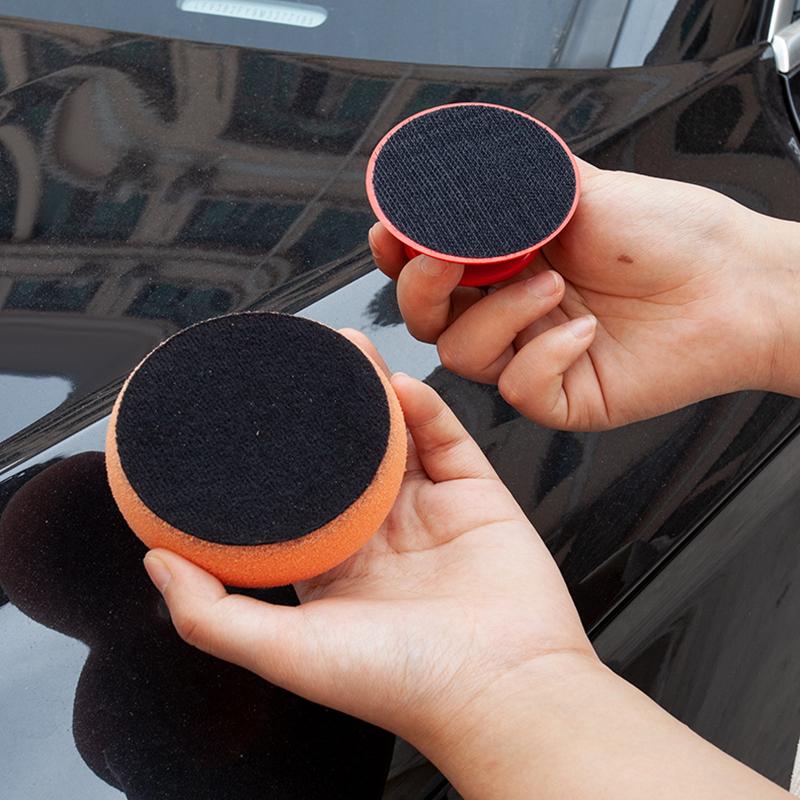 Воск для автомобиля Полировальный воск Аппликатор из пенопласта Воск для автомобиля Полировальные губки с ручкой для электроинструмента Инструменты для автодетейлинга и чистки