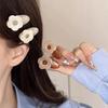 Прозрачный Kitsch Look Набор из 2 предметов: цветочные заколки для волос и мини-заколки