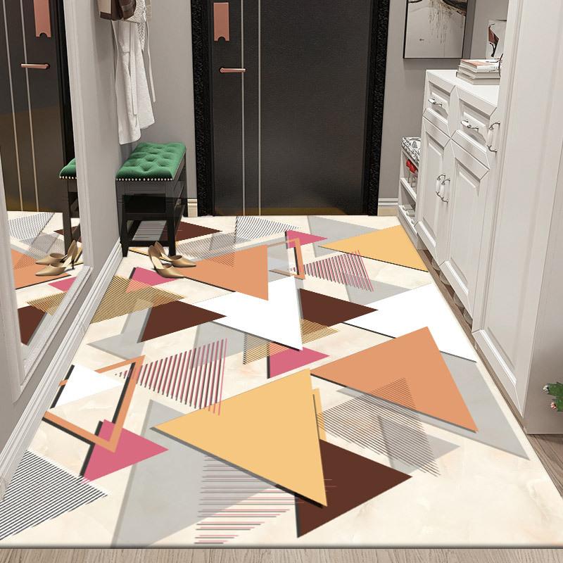 Входной ковер Классический напольный коврик Сбор пыли Домашний Мягкий ковер в пасторальном стиле Ретро декор Коврики