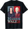 Kamala Harris Tim Walz Waltz 2024 Forward Election President T-Shirt