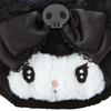 Sanrio Kuromi Face Shaped Pouch 043354 (Midnight Merokuro)