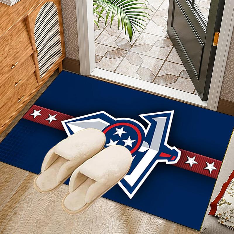 Titans Crest Rug Office Carpet Non-Slip Mat, Chair Rug Floor Covering for Gaming, Bedroom, Living Room , Home Decor Christmas Gift