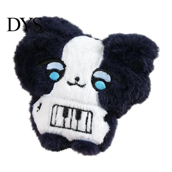 Stuffed Animal Keychain Plush Toy with Ball Chain, Cartoon Dog Cat Small Decoration Pendant, Charm for Backpack and Handbags Bag Decor