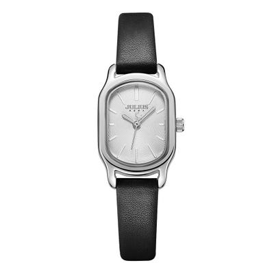 [JULIUS] Женские круглые кожаные часы JULIUS JA-1112
