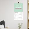 Fearless Girl Leader 2026 Wall Calendar - 12-Month 2026 Calendar, Jan. 2026 - Dec. 2026, 12" x 24" (Open), Wall Calendar 2026 with Motivational