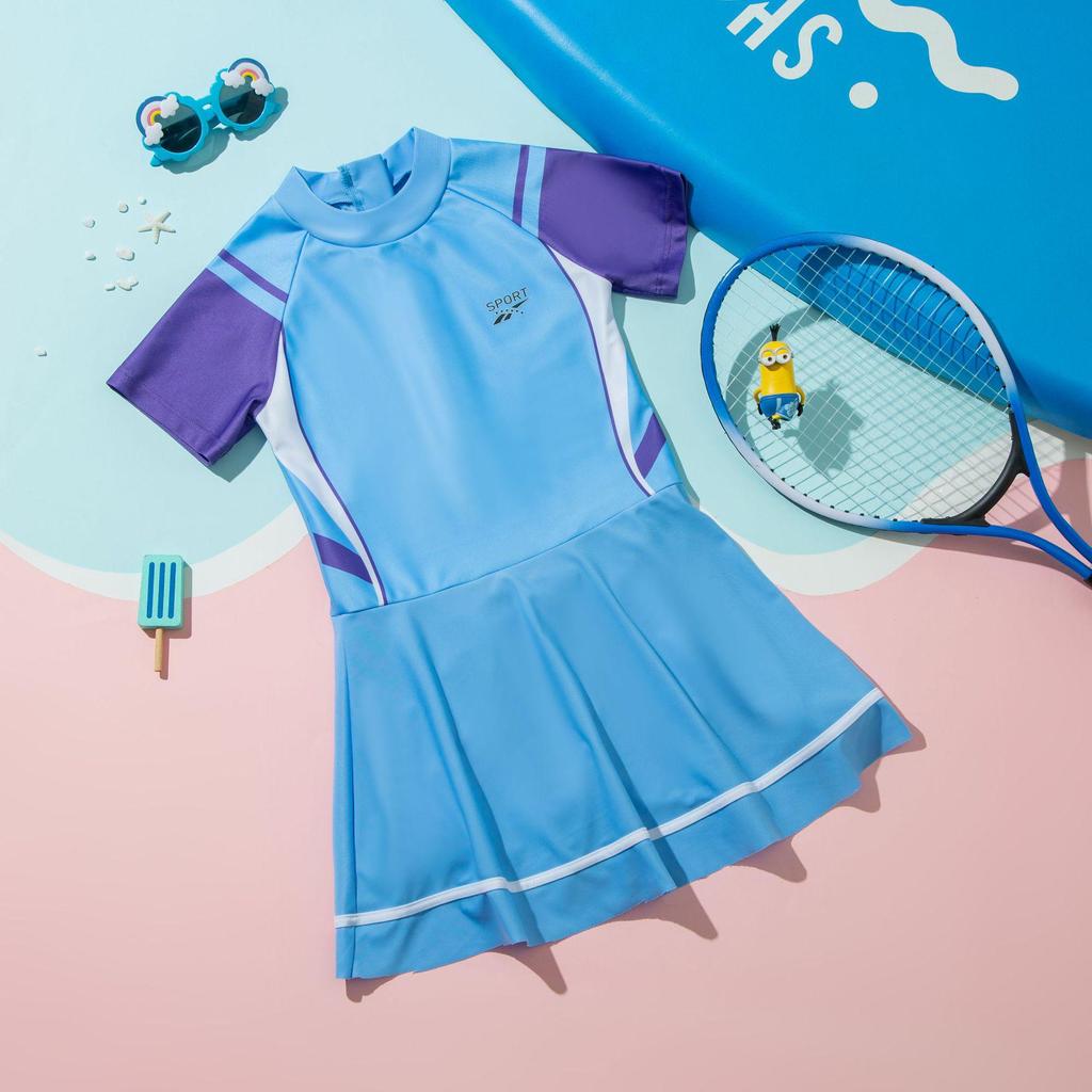 Спортивный слитный купальник для девочек для бассейна и горячих источников