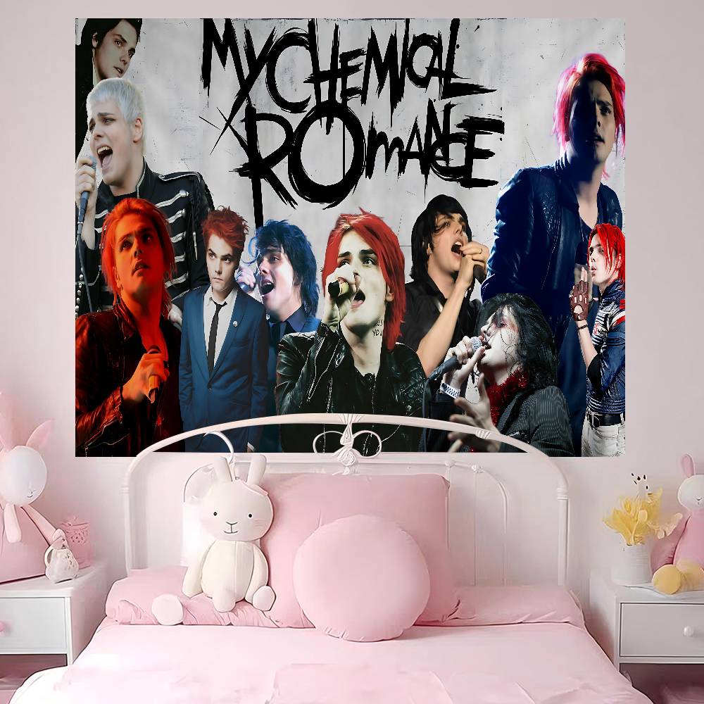 Музыкальная группа MMy CChemical RRomance Хиппи Настенные гобелены Бохо-гобелены для стен Мандала INS Домашний декор