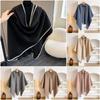 Thickened Triangle Scarf Soft Sweater Shawl Cape Fashion Knitted Shawl