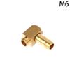 M4/M5/M6 Brass 90 Degree L Type Water Cooling Nozzle Faucet Nipple Connector For Rc Methanol/Gasoline/Brushless Electric Boat
