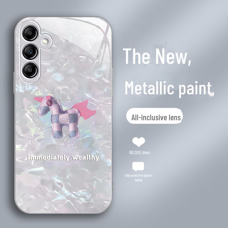 Чехол для мобильного телефона Samsung A14 Ragdoll Pony: A20 Liquid Glass, A30 Full Package, A32 Advanced FE Anti-Fall, дизайн Net Red