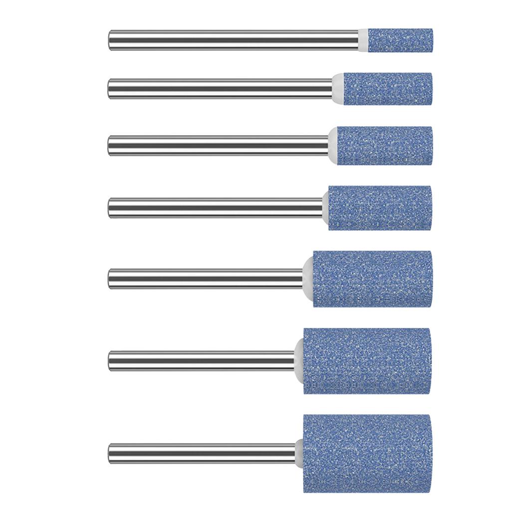 Премиальная абразивная шлифовальная головка для полировки металла и камня с прочным хвостовиком 3 мм, насадка для роторного инструмента