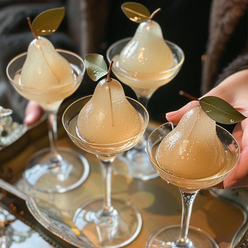 8-ячеечная силиконовая 3D форма для выпечки торта в форме груши для мусса, трюфелей, брауни, формы для выпечки, силиконовый кондитерский инструмент, торты