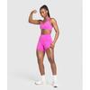 Gymshark Reps Power обтягивающие шорты яркие розовые B4a6u Kcpy