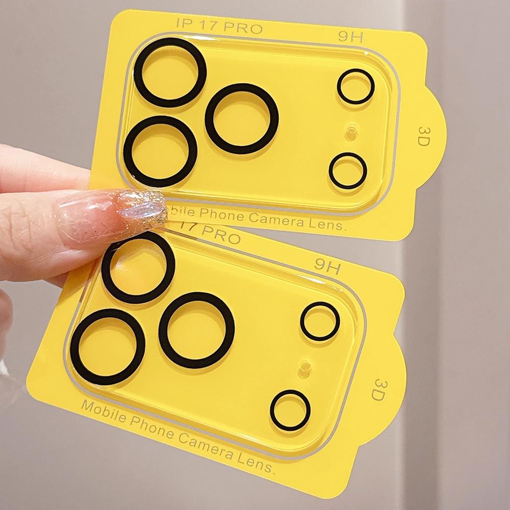 Для iPhone 17 Pro Max 16 15 14 13 12 17 Pro 17 Air 17 Защитная пленка для объектива камеры HD с полным покрытием, взрывозащищенная, устойчивая к царапинам