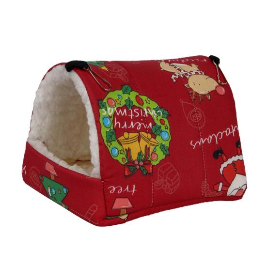 Гнездо для хомяка, висит, толстое, большое, пространство, защита, среда обитания, сохраняет тепло, плюшевое, мягкое, красочное