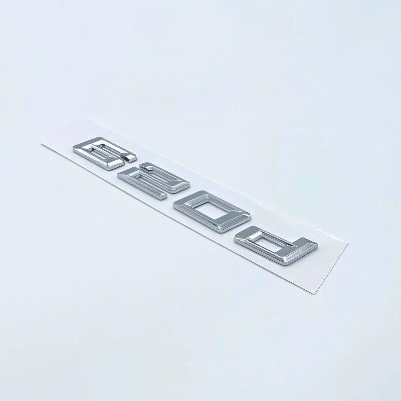 New Numbers Letters 620d 625d 628d 630d 635d 640d 645d 650d ABS Emblem for BMW 6 Series Car Trunk E63 E64 F06 F12 Logo Sticker
