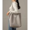[Alto Rose] Gray Tote Bag Tote Shoulder Bag Shoulder Bag 2way Handbag Large Capacity Big Tote Larger Thin Vertical Commute Commuting To School A4 A4