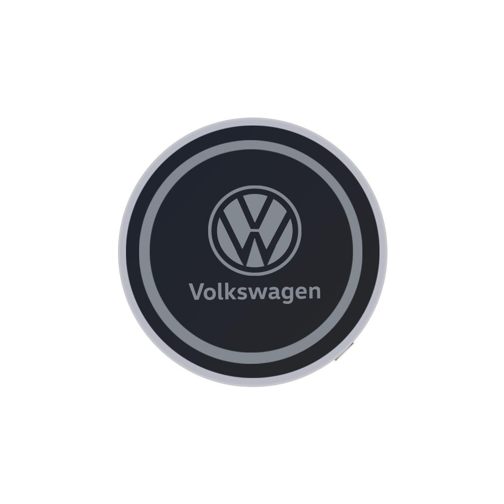 For Jetta Golf Beetle CC EOS GTI R32 MK4 B6 golf 4 VW 7 Color LED Car Cup Holder Light Luminous Coaster Water Cup Pad Valve CapKD3