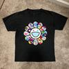 Футболка Takashi Murakami с цветами S-5XL, Счастливый дизайн, Быстрая доставка