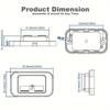 1 Комплект 18 Вт Qc3.0 Порт Usb A и 30 Вт Pd Порт Usb C 12 В RV Розетка Usb Панель Зарядки со Светодиодной Подсветкой для Автомобиля Морской