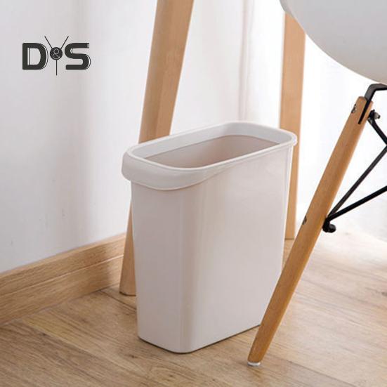 Тонкий мусорный бак, большая емкость, высокая прочность, легко чистить, контейнер для мусора в ванной, декоративное мусорное ведро