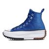 Converse Run Star Hike Модные Универсальные Высокие Кеды из Канваса Унисекс Кеды Синие 172504C